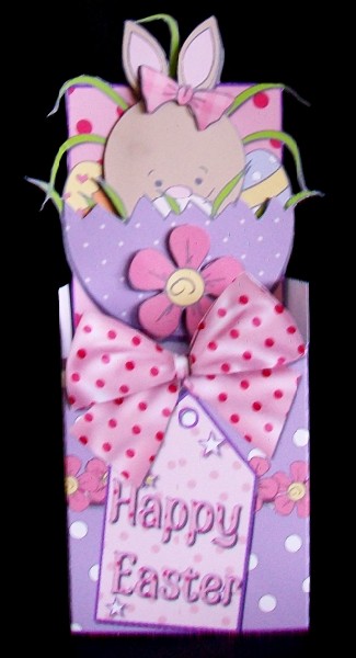 Easter Egg Bunny Box Card by Rae Trees