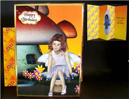 Internal Window Card - Fairy 3 by Rae Trees