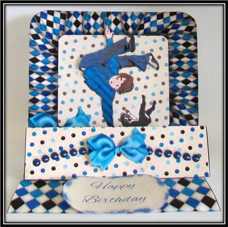 Hip Hop Dancer Double Easel Card Kit by Rae Trees