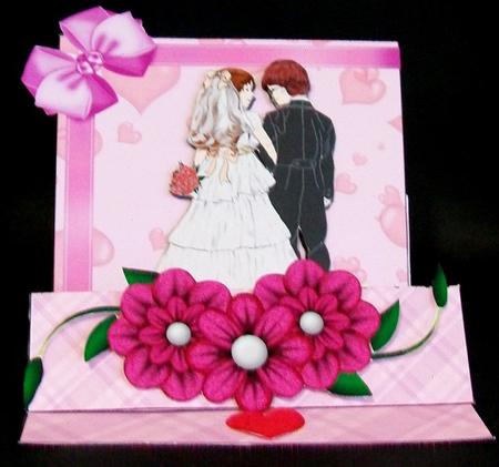 The Wedding Double Easel Card Kit by Rae Trees