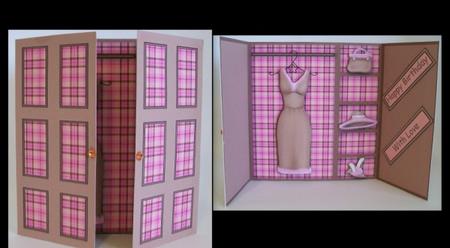 Pink and Brown Chic Wardrobe Card Kit by Rae Trees