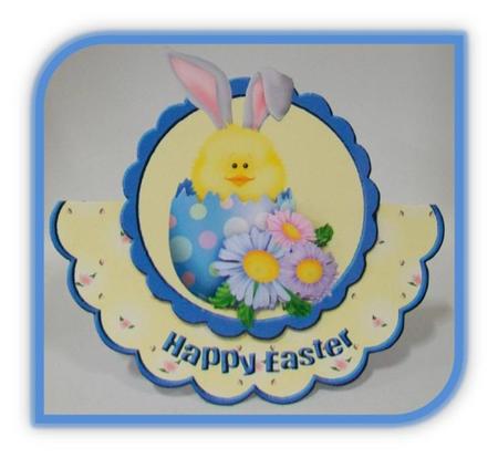 Easter Chick in Egg by Rae Trees
