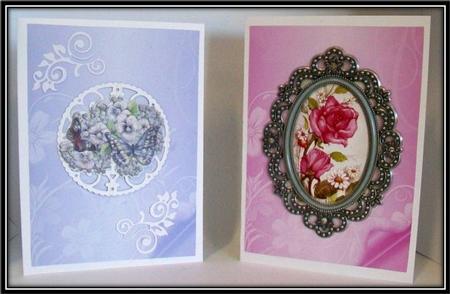 Floral Embossed Backgrounds with Page Curl by Rae Trees
