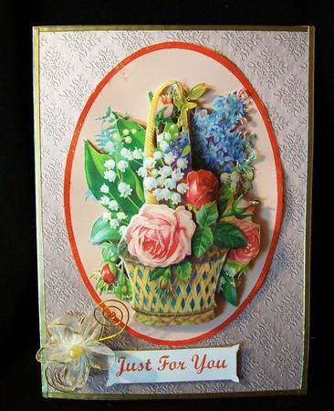 Floral Oval by Rae Trees