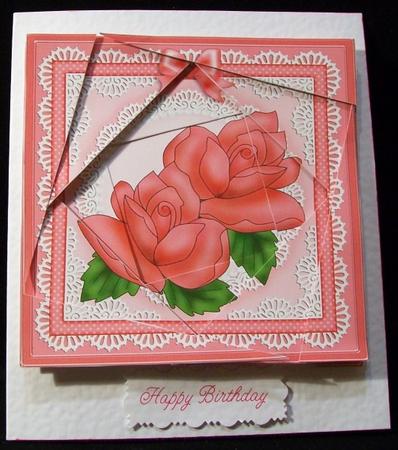 Just Roses Twisted Spiral Side Stacker by Rae Trees