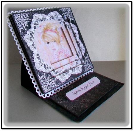 Lace & Pearls Lady's Portrait #2 by Rae Trees