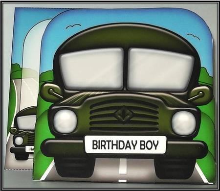 3D Army Truck Pop Out Card Kit by Rae Trees