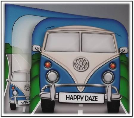 3D Camper Van Pop Out Card Kit by Rae Trees