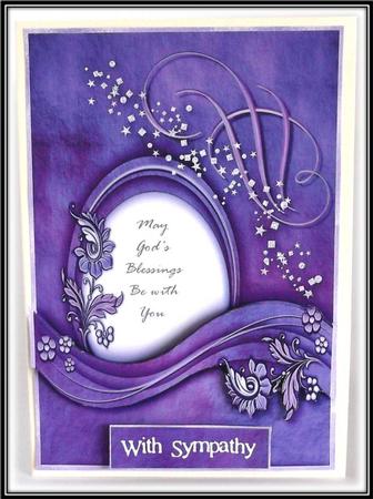 In My Thoughts Card Front by Rae Trees