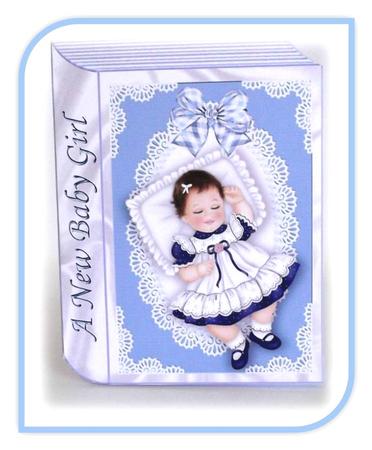 Little Sweetie Pie Sleeping on a Cushion Folded Book by Rae Trees