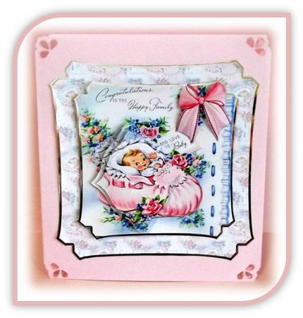 Vintage Baby Girl by Rae Trees