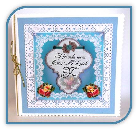 Friends Tag with Lace by Rae Trees