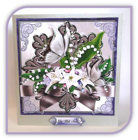 Lilly's with Silver Bow Topper by Rae Trees