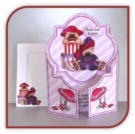 Bears and Boxes Gatefold Kit by Rae Trees