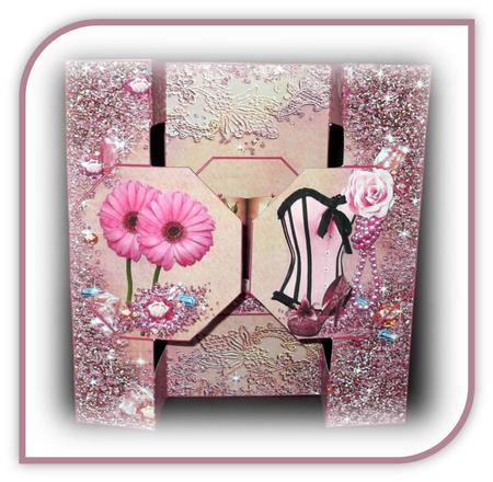 Pop Out Octagonal Ladies Card by Rae Trees
