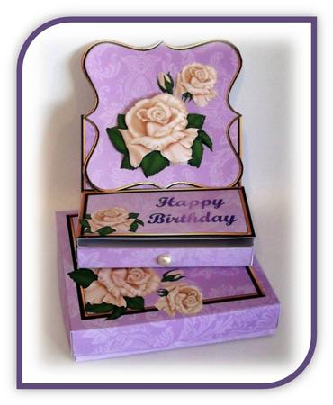Cream Rose's Easel Drawer Kit by Rae Trees