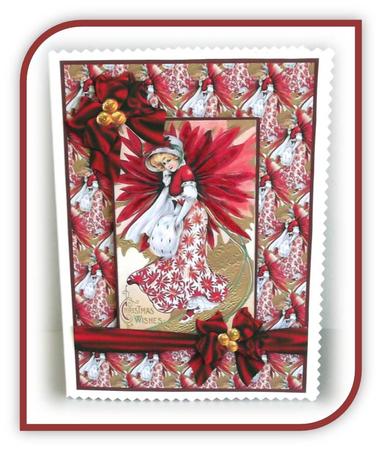 Poinsettia Lady by Rae Trees