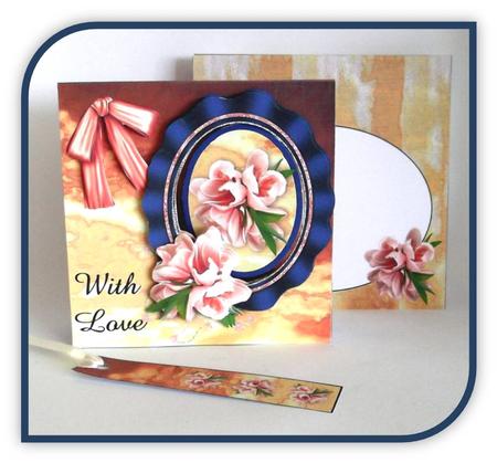 Peach Daydreams Tent Card Kit by Rae Trees