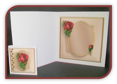 Victorian Rose - Red Insert by Rae Trees