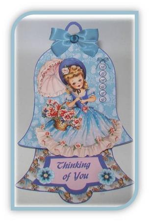 Vintage Flower Girl - Bell Easel Kit by Rae Trees