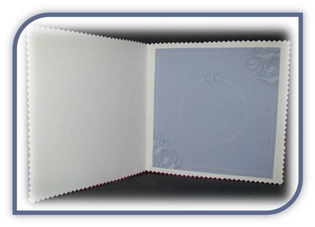 Blue Roses and Pearls Insert 8x8 by Rae Trees