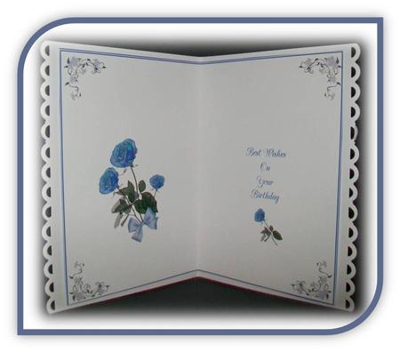 Floral Birthday Insert 5 by Rae Trees