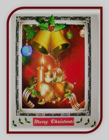 Golden Christmas Bells by Rae Trees
