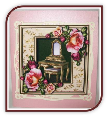 Vintage Vanity Roses by Rae Trees