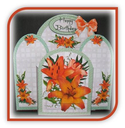 Archway Kit - Orange Lilies by Rae Trees