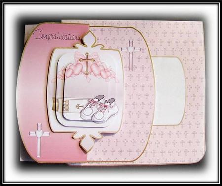 Christening Girl Fold Back Kit by Rae Trees
