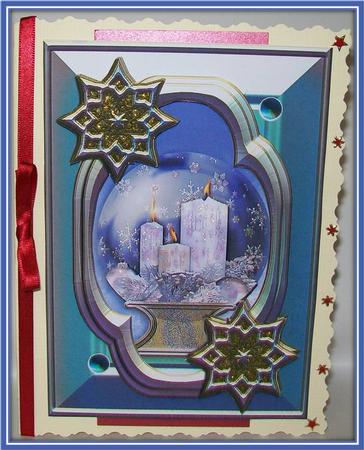 Turquoise and Mint 5x7 Card Front Kit by Rae Trees