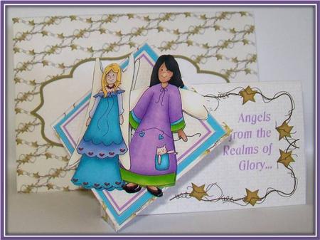 Twist Turn Card - Glory Angels by Rae Trees
