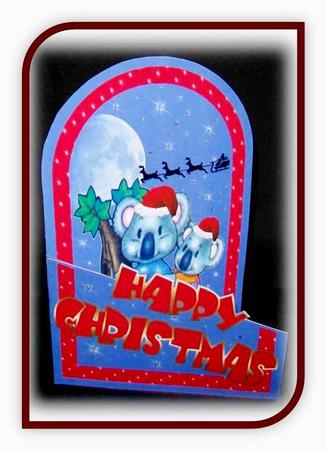 Cutaway - Christmas Koalas by Rae Trees