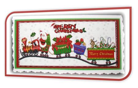 The Christmas Train Dl Topper by Rae Trees