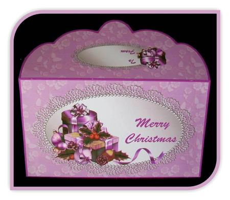 Christmas Gifts Lilac Moneywallet by Rae Trees