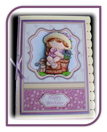 Izzy's Plant Pots Topper & Decoupage (insert Available) by Rae Trees