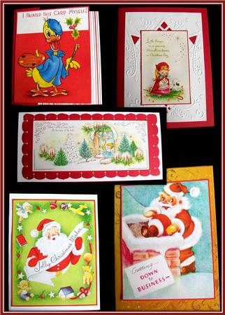 Variety Grab Toppers Vintage Christmas by Rae Trees
