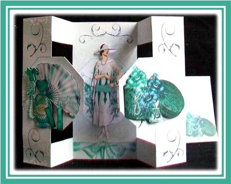 Gorgeous Art Deco Style Cut and Fold Kit by Rae Trees