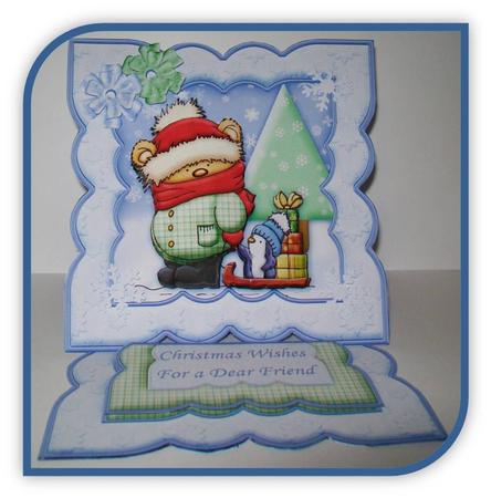 Hold My Hand Christmas Easel Card Kit by Rae Trees
