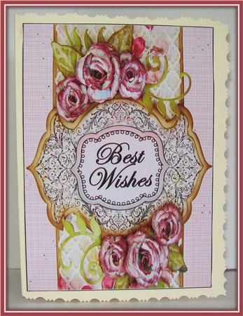 Pretty Rose Quick Card by Rae Trees