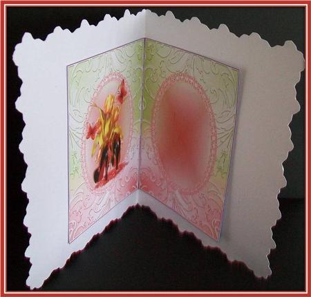 Insert to Compliment Red and Black Shoes with Tulips by Rae Trees