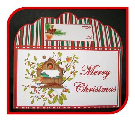 Birds by the Feeding Table Moneywallet by Rae Trees