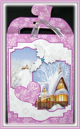 Large Gift Bag with Handles - All Hearts Come Home by Rae Trees