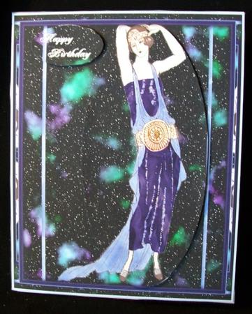 Artdeco Lady Oval Pryamage by Rae Trees