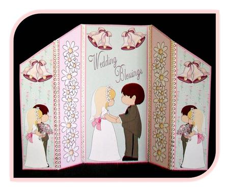 Wedding Blessings Theatrefold Panels by Rae Trees