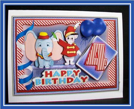 Dumbo Happy Birthday for Kids 1-9yrs by Rae Trees
