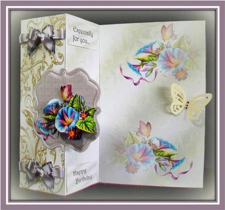 Mini Kit No Hole Over the Side Morning Glory by Rae Trees