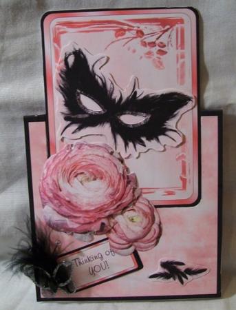 L'opera! - Ballet Themed Vertical Foldback Card by Rae Trees