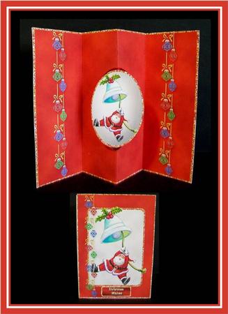 Jingle Bells W-fold Insert Mini Kit by Rae Trees