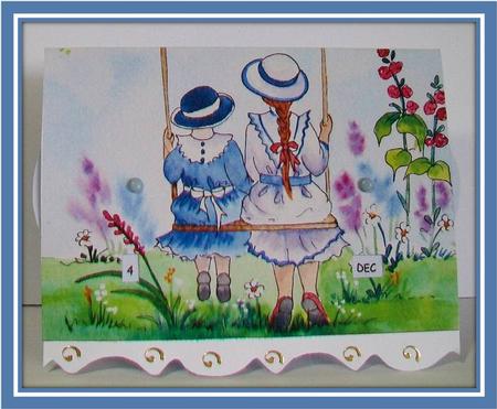 Swinging in the Sunshine Perpetual Calendar Mini Kit by Rae Trees